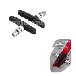   Fékbetét ashima 72mm menetes fekete aszimmetrikus ap45v-p-al 25pár/karton