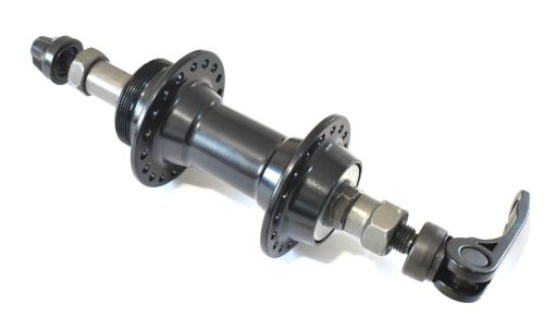 Hátsóagy verseny br. 36h menetes 7-es alu fekete+gyorszár