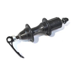   Hátsóagy assess mtb alu fekete kazettás m10 14g/36h 135/145 qr  + gyorskioldó