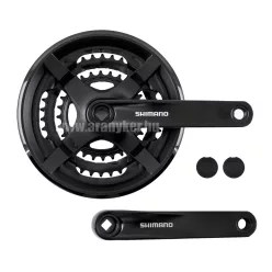 Hajtómű shimano fc-ty301 170-48/38/28 fekete