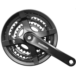   Hajtómű shimano fc-ty501 170-48/38/28 fekete fix áras termék