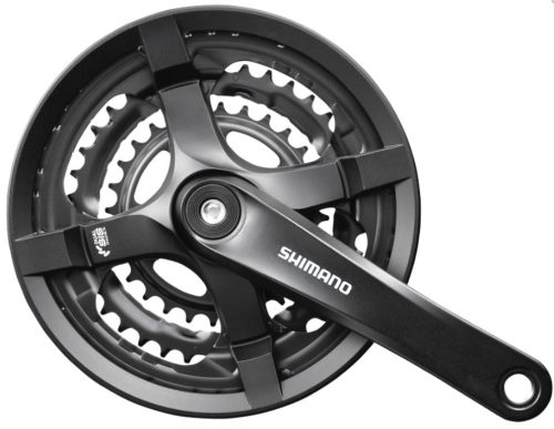 Hajtómű shimano fc-ty501 170-48/38/28 fekete fix áras termék