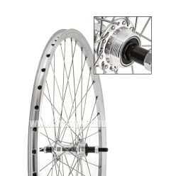   Hátsókerék mtb 26 dupla ezüst Beretta Menetes ass. Alu ipari csapágyas agy 559-19 inox küllő+bronz anya