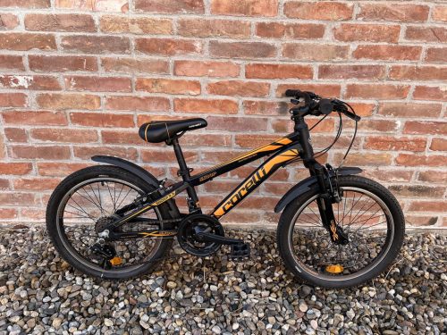 HASZNÁLT Corelli Snoop 3.3 20" fiú MTB gyerek alumínium kerékpár - Fekete-Narancs