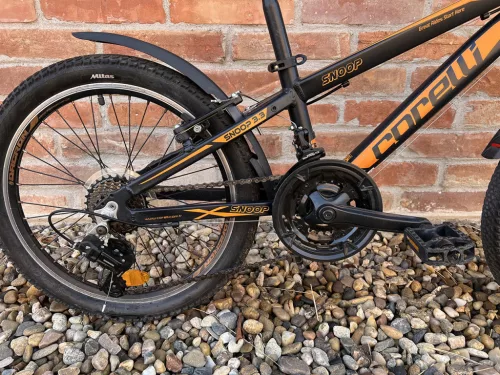 HASZNÁLT Corelli Snoop 3.3 20" fiú MTB gyerek alumínium kerékpár - Fekete-Narancs