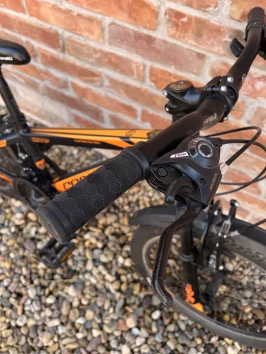 HASZNÁLT Corelli Snoop 3.3 20" fiú MTB gyerek alumínium kerékpár - Fekete-Narancs