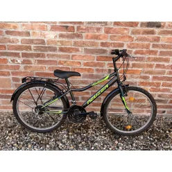  HASZNÁLT Neuzer Nelson 24" fiú MTB gyerek kerékpár - Grafit-Zöld