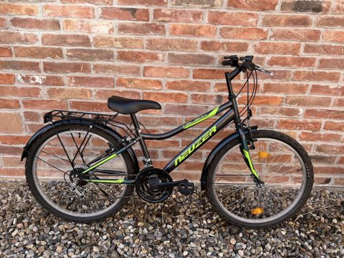 HASZNÁLT Neuzer Nelson 24" fiú MTB gyerek kerékpár - Grafit-Zöld