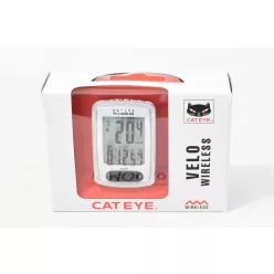   Km.Óra cateye ccvt230w velo wireless + 8funkciós fehér fix áras termék