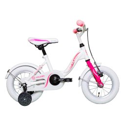 Koliken Kid Bike 12" lány kerékpár - Fehér-pink