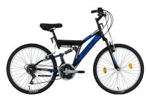   KOLIKEN ELAND 24" fiú váltós - összteleszkópos gyermek kerékpár - Fekete-Kék
