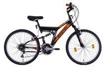   KOLIKEN ELAND 24" fiú váltós - összteleszkópos gyermek kerékpár - Fekete-Narancs