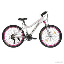   Koliken Rock Kid 24" lány bicikli - Fehér-ciklámen színben