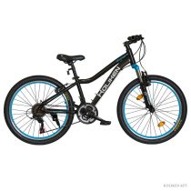   Koliken Rock Kid 24" fiú bicikli - Fekete-kék színben