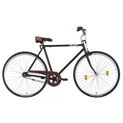   Koliken férfi kontrás kerékpár -  28" - 53 cm vázzal - fekete színben