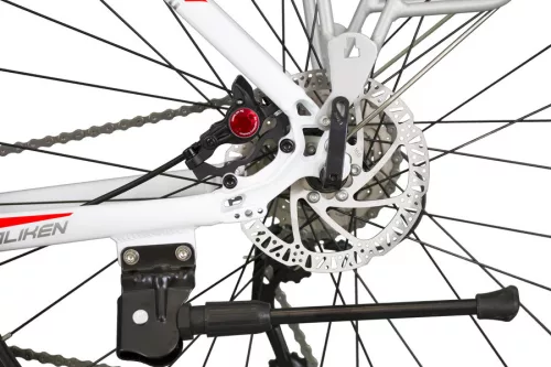 Koliken Blacktour női trekking kerékpár 28" - Teleszkópos - Shimano Hidr. tárcsafék - Fehér-piros