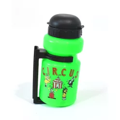 Kulacs + tartó gyermek 330ml zöld