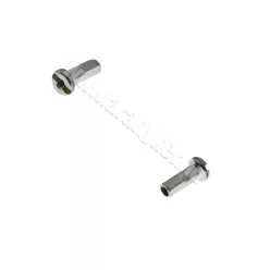 Küllőanya 2x12mm cn-spoke acél 144db/csomag króm rövid