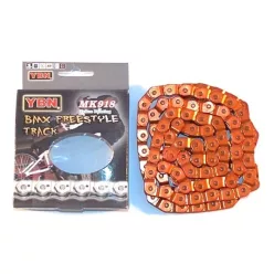 Lánc  ybn bmx 1/2x1/8 félszem mk-918mo narancs 116l