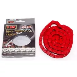 Lánc  ybn bmx 1/2x1/8 félszem mk-918tre piros 116t