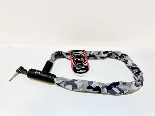 BRN Camo katonai szürke mintás láncos lakat - 80 cm