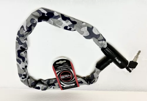 BRN Camo katonai szürke mintás láncos lakat - 80 cm