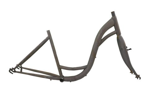 Női városi bicikli "H" váz - 26" - kontrás (1sp vagy agyváltós) Nyers / festve