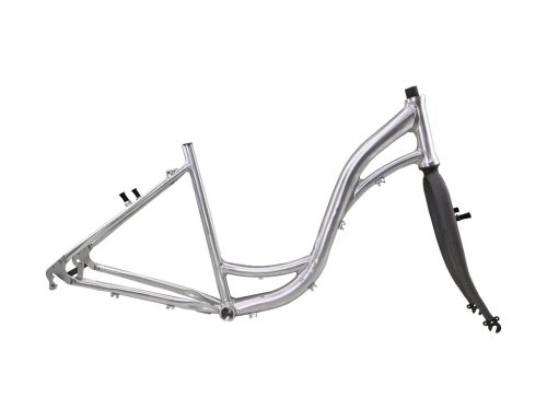 Női ALU városi bicikli "H" váz - 28" - több sebességes (láncváltós) Nyers / festve