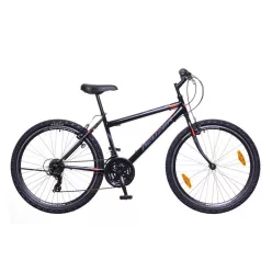 Neuzer-Nelson-30-26-Fiu-MTB-kerekpar-15-os-extra-kicsi-vazzal-Fekete-szurke-piros