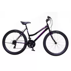   Neuzer Nelson 30 női mtb kerékpár 19"-os vázzal | fekete/bíbor-mályva 19"-os vázzal