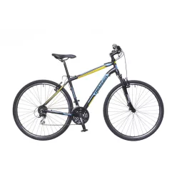   Neuzer X200 férfi cross trekking kerékpár - fekete/kék-sárga - 17"-os vázzal