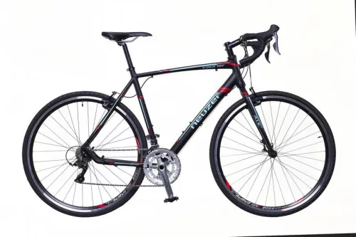 Neuzer Courier cx fekete/türkiz- | piros matt 46 cm