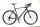 Neuzer Courier cx fekete/türkiz- | piros matt 56 cm
