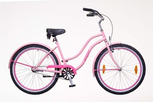 Neuzer Sunset női cruiser kerékpár - Rózsaszín/magenta