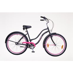 Neuzer-miami-noi-cruiser-kerekpar-fekete-magenta