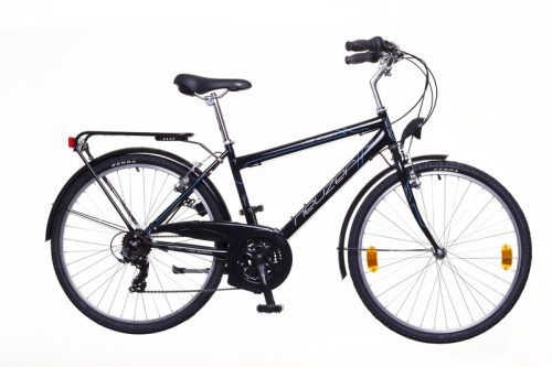 Neuzer Venezia 30 - városi férfi kerékpár - fekete/szürke- fehér - 19"