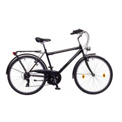   Neuzer Venezia 30 - városi férfi kerékpár - fekete/kék- barna - 21"
