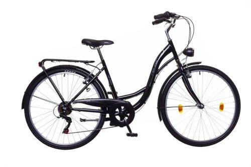 Neuzer Venezia 6 - női városi kerékpár - fekete-kék-szürke - 19"