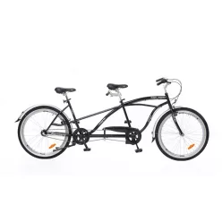   Neuzer Twilight tandem - 2 személyes kerékpár - Fekete/ezüst