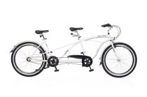   Neuzer Twilight tandem - 2 személyes kerékpár - Fehér/fekete