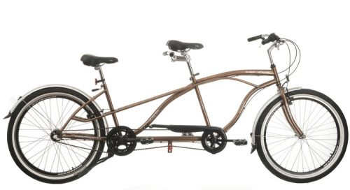 Neuzer Twilight tandem - 2 személyes kerékpár - Barna/ezüst
