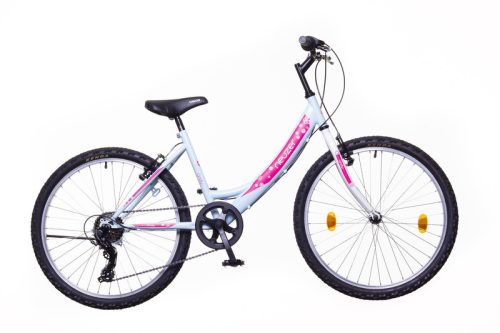 Neuzer Cindy 20" City - gyermek kerékpár - 6 sebesség - Lány - Babyblue/fehér- pink