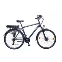   Neuzer Lido férfi elektromos kerékpár - 19"-os vázzal - szürke/barna