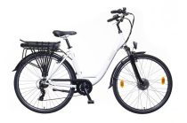   Neuzer Lido női elektromos kerékpár - 17"-os vázzal - fehér/barna