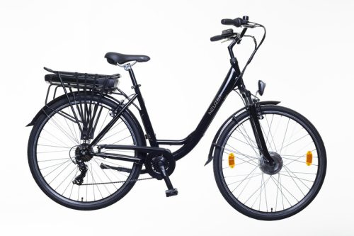 Neuzer Lido női elektromos kerékpár - 17"-os vázzal - fekete/barna