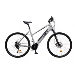   Neuzer Novara uni 21"-os vázzal - e-cross világos | szürke/fekete középmotoros