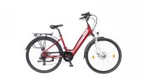   Neuzer Sorrento 28" női elektromos kerékpár - 19"-os vázzal - metál bordó hátsó agymotor /nyomatékszenzoros /