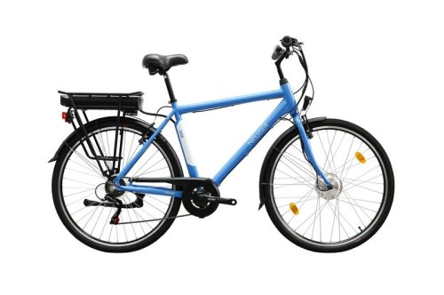 Neuzer E-Trekking Zagon 28" Férfi elektromos kerékpár MXUS 21"-os vázzal - Kék
