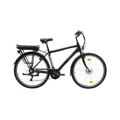   Neuzer E-Trekking Zagon 28" Férfi elektromos kerékpár MXUS 21"-os vázzal - Matt fekete