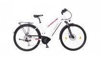   Neuzer Belluno női 17"-os E-Trekking | középmotoros elektromos kerékpár - Fehér/bordó
